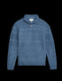 Marks & Spencer "Textured Half Zip Jumper with Wool"